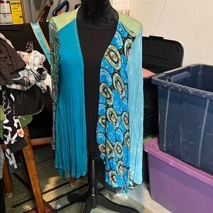 Kathmandu Vibrant Blue and Green Women's Coat